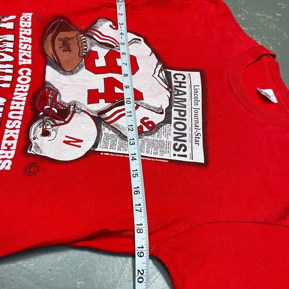 Nebraska Cornhuskers NCAA Shirt Large Football National Champions University - Picture 5 of 6